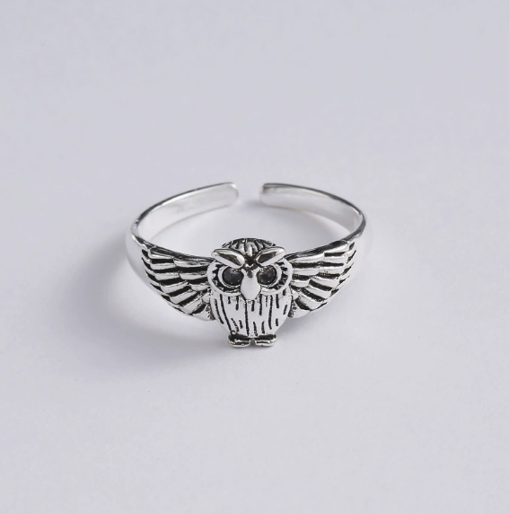 Owl Adjustable Open Ring