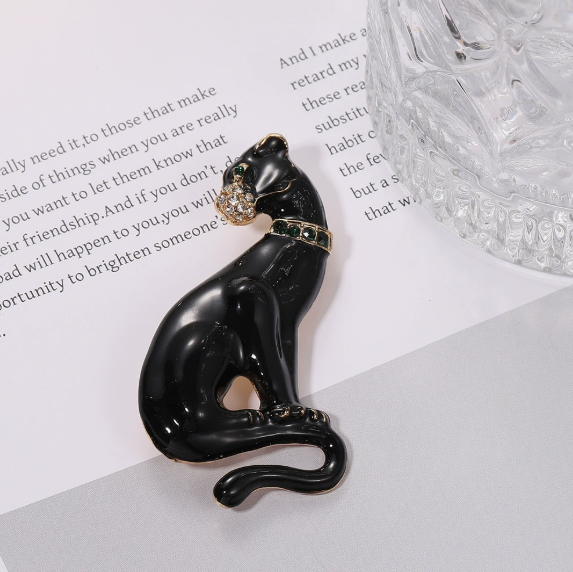 Black Panther Brooch