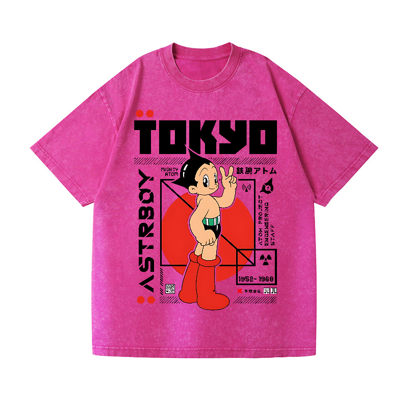Astro Boy Vintage Wash Japanese Design T-Shirt