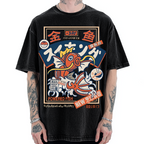 Powered Fish Vintage Washed T-shirt