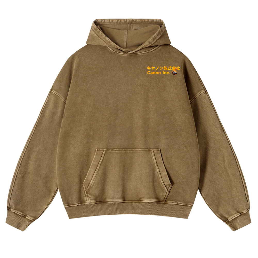 Canon Vintage Washed Cotton Back Art Hoodie
