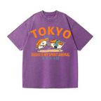 Sushi Vintage Wash Japanese Design T-Shirt