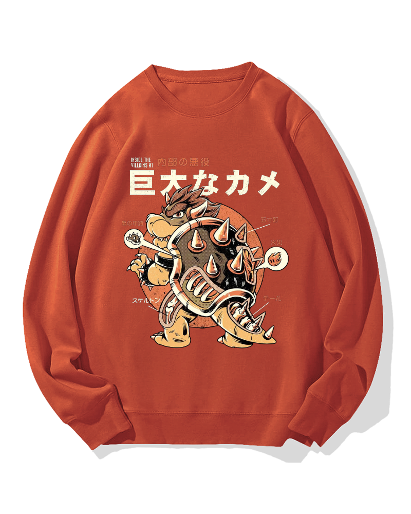 Giant Turtle Cotton Sweatshirt