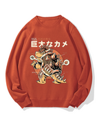 Giant Turtle Cotton Sweatshirt