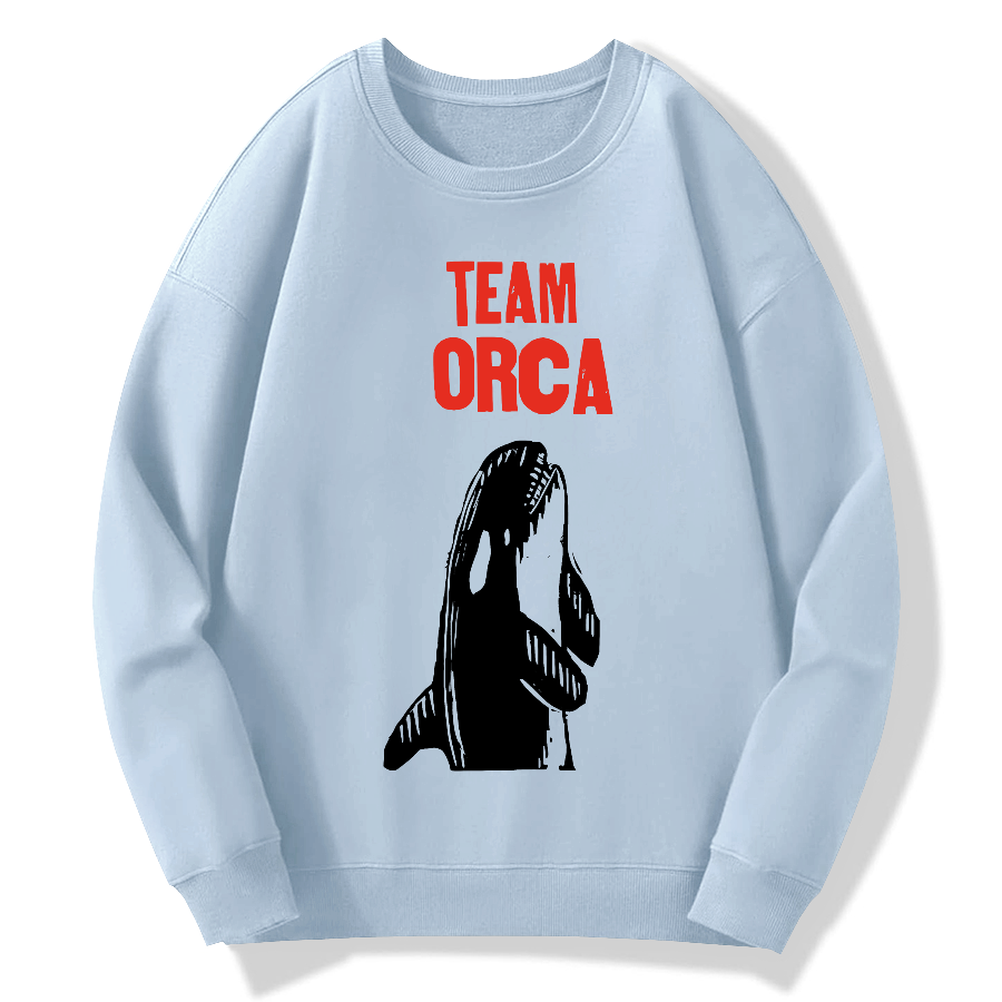 Team Orca Cotton Pullover Sweatshirt