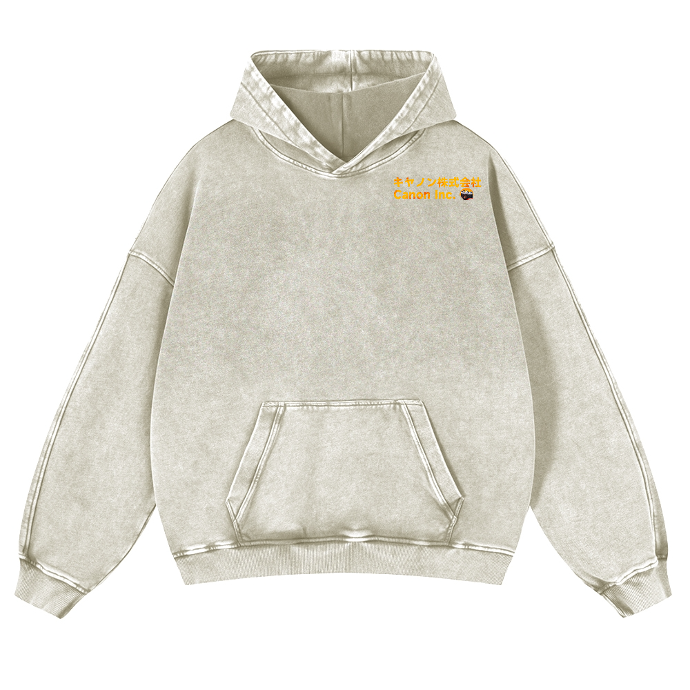 Canon Vintage Washed Cotton Back Art Hoodie