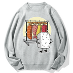 Sushi's Rack Geek Cotton Sweatshirt