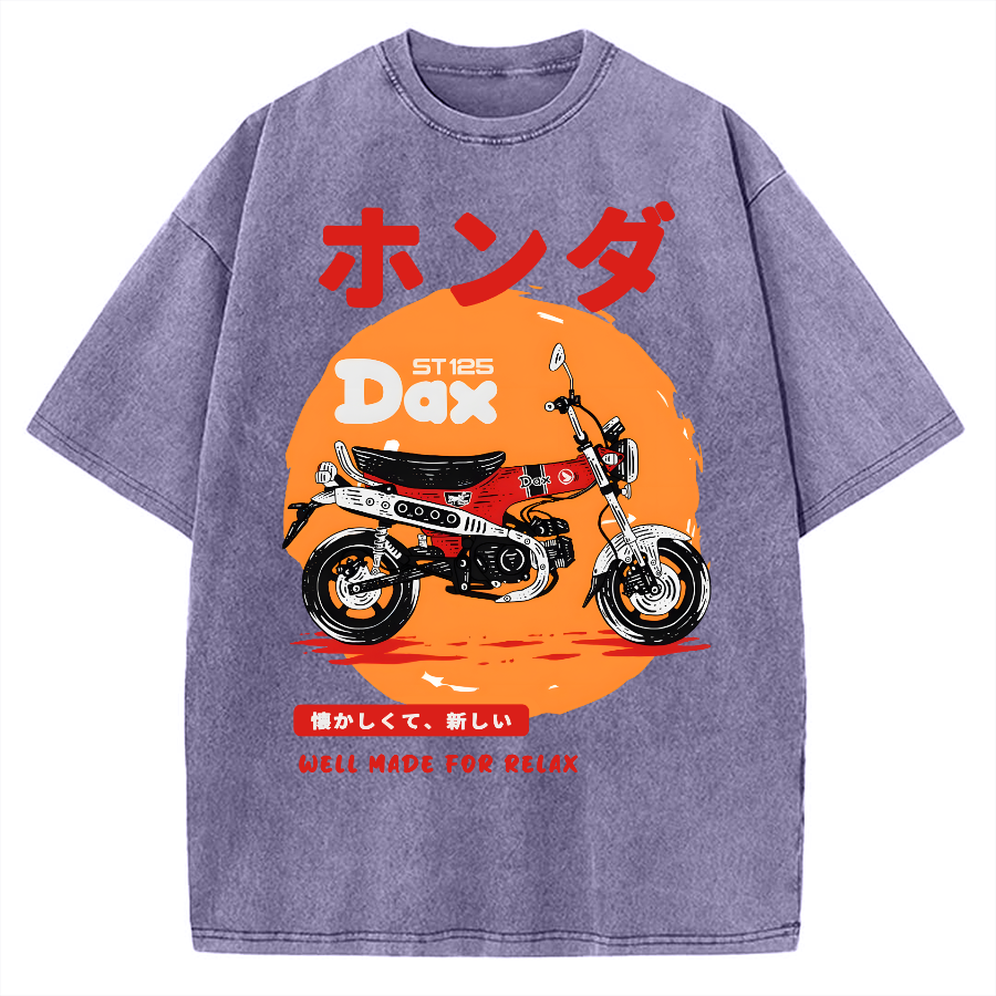 Dax-Japanese Design Vintage Washed T-shirt