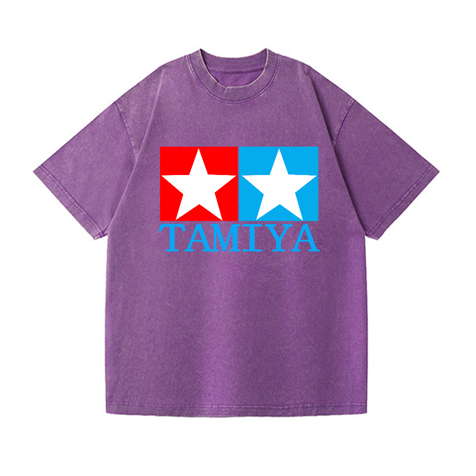 Tamiya Star Vintage Wash Japanese Design T-Shirt