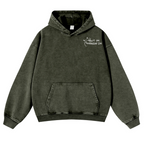 Gecko Vintage Washed Cotton Back Art Hoodie