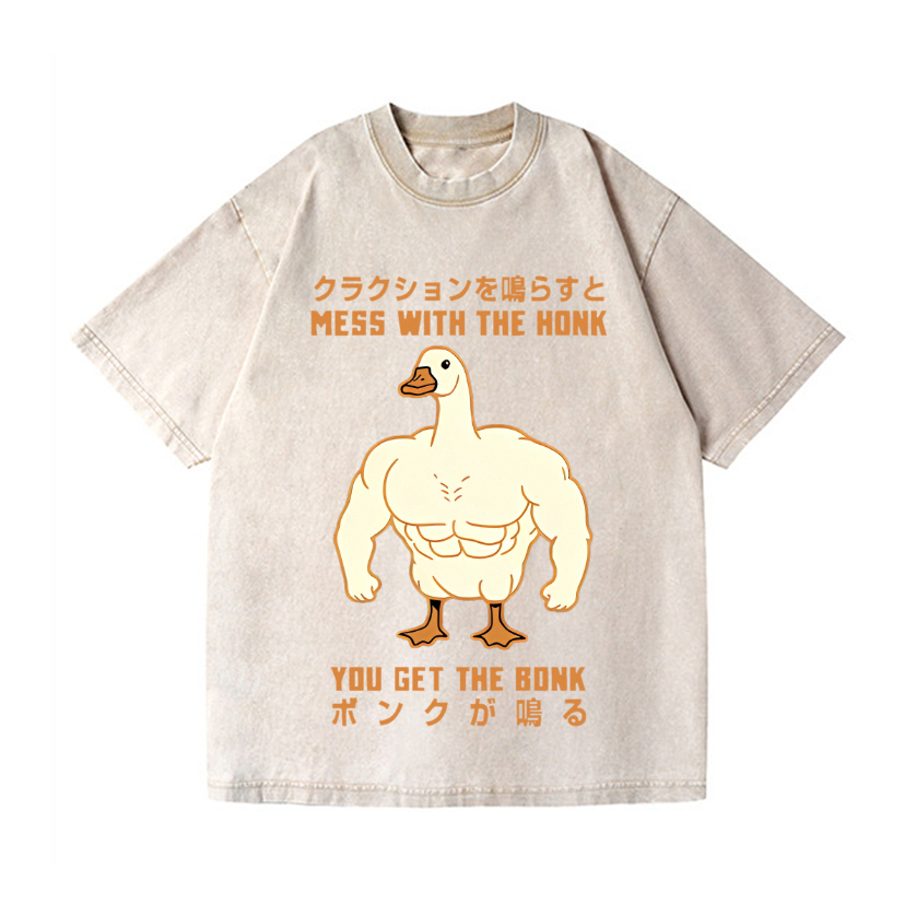 Duck Goose Vintage Wash Japanese Design T-Shirt