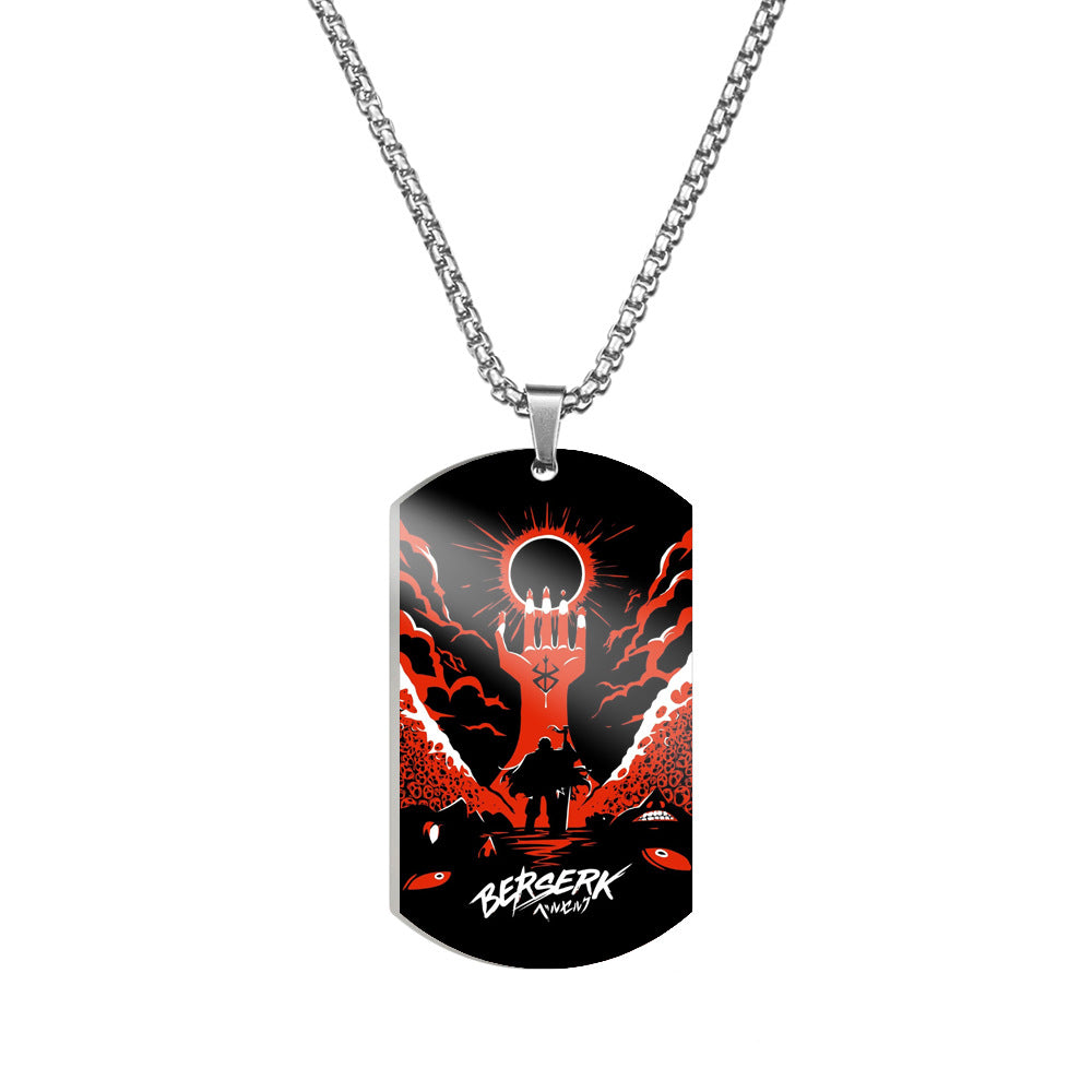 Berserk Behelit Golden Age Dog Tag Necklace