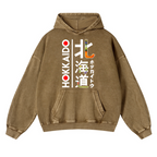 Hokkaido Vintage Washed Thick Cotton Hoodie