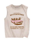 Scavenger Vintage Distressed Washed Tank Top