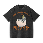 Japan's Risky Eats Vintage Wash Japanese Design T-Shirt