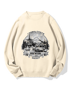 Adventure Travel in Japan Cotton Sweatshirt