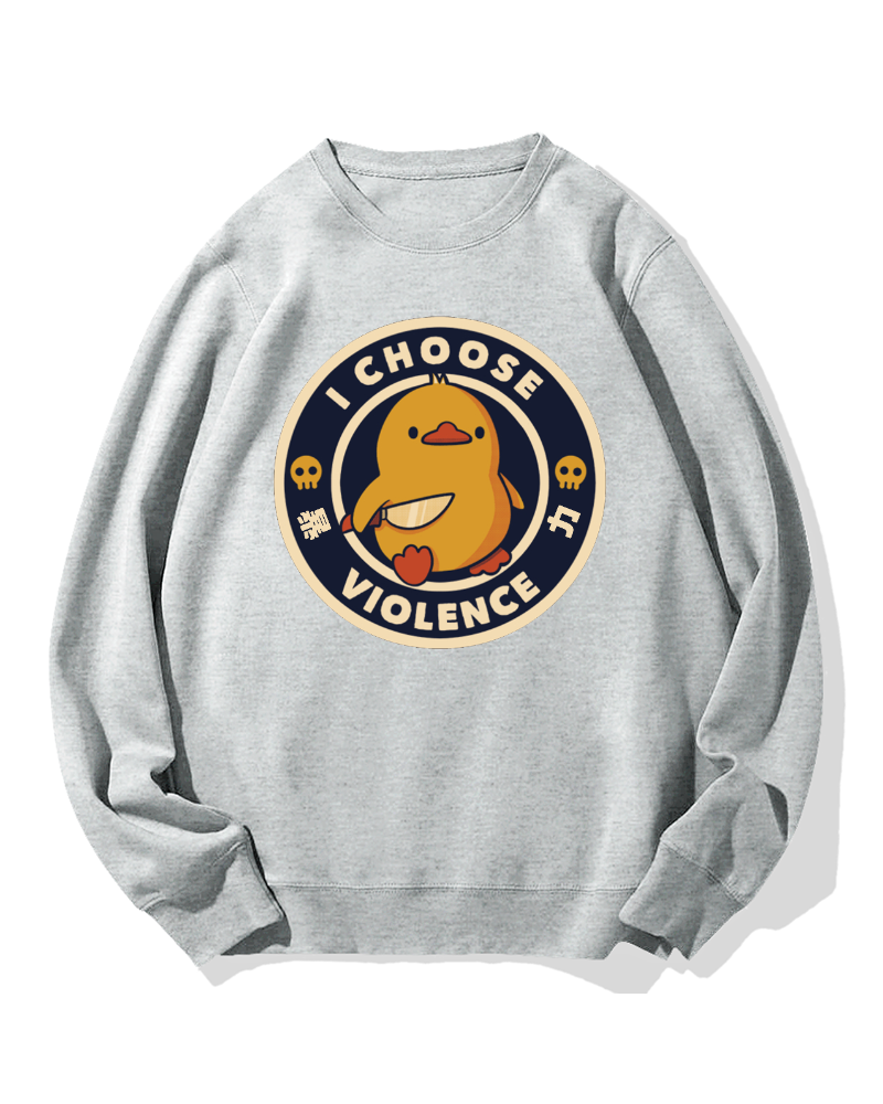 Violent Duck Cotton Sweatshirt