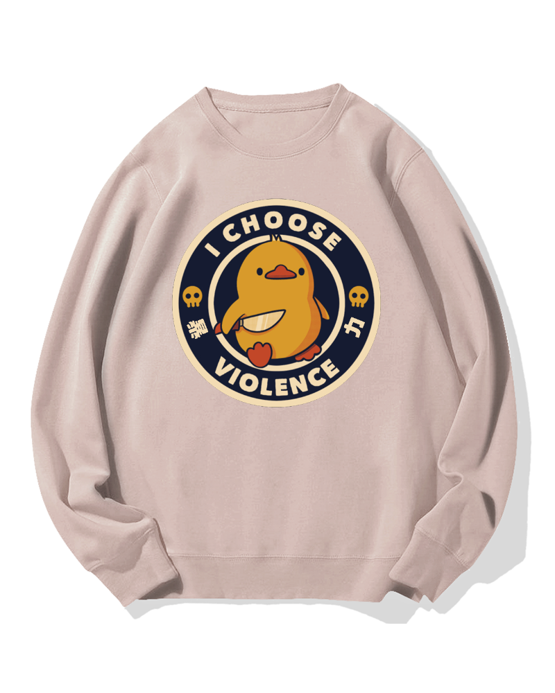 Violent Duck Cotton Sweatshirt