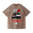 Initial D Vintage Wash Japanese Design T-Shirt