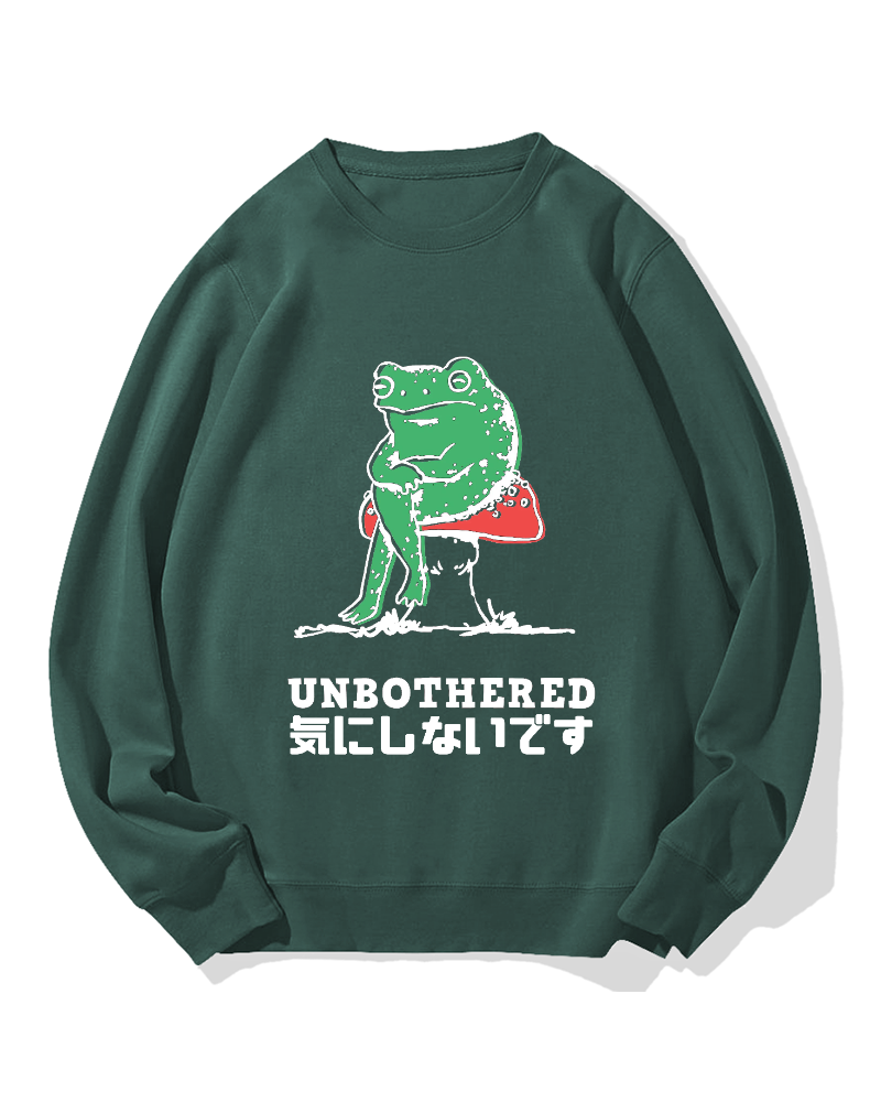 Unbothered Cotton Sweatshirt