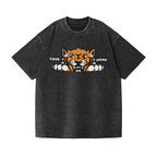 Japan Tiger Vintage Wash Japanese Design T-Shirt
