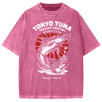Tokyo Tuna Trading Company Graphic Vintage Washed T-shirt