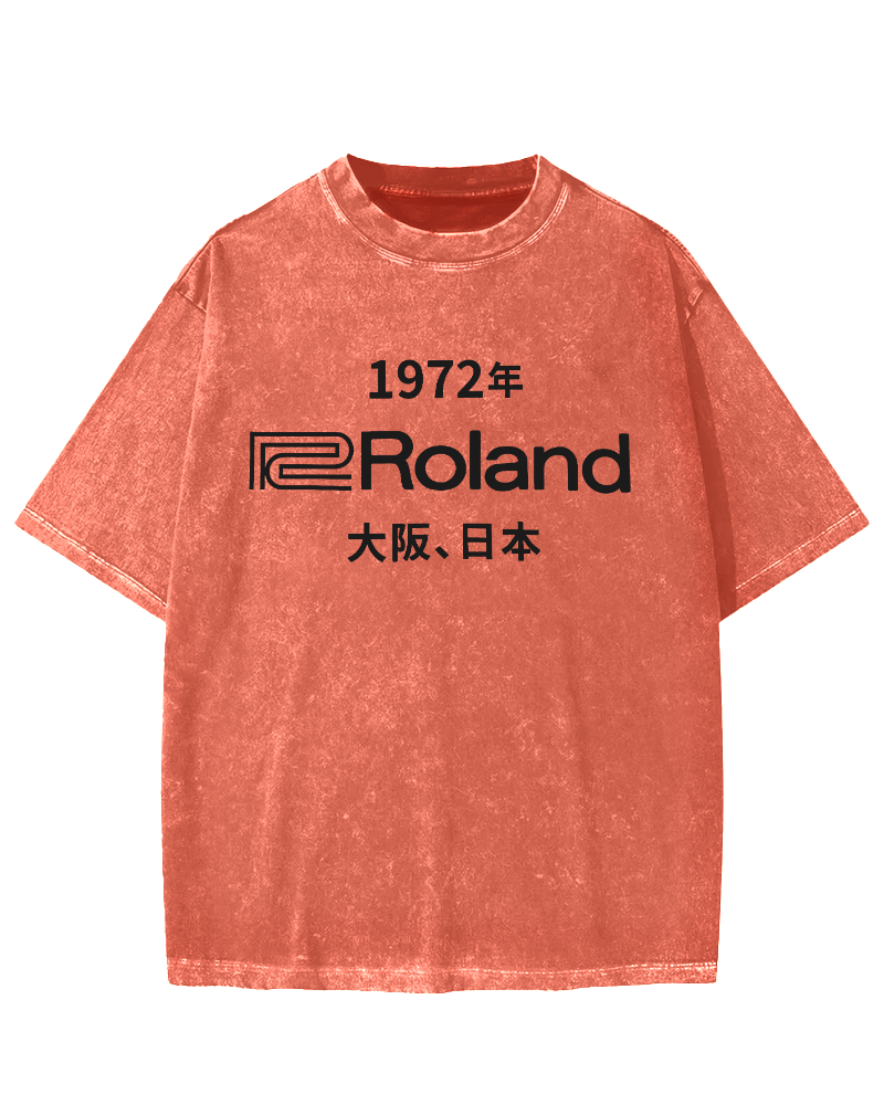 Roland 1972 Osaka Vintage Washed T-shirt