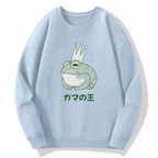 Toad King Cotton Pullover Sweatshirt