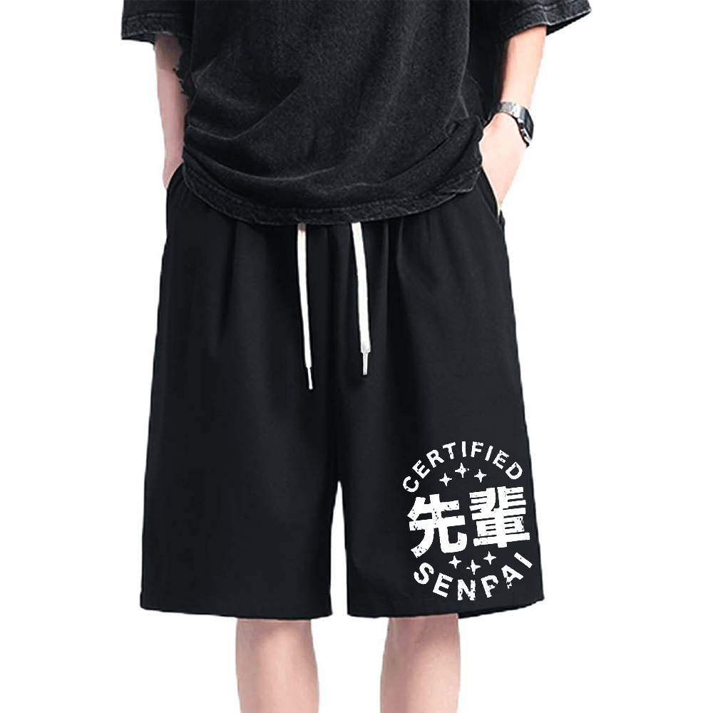Japanese Senpai  Senior Cotton Casual Shorts