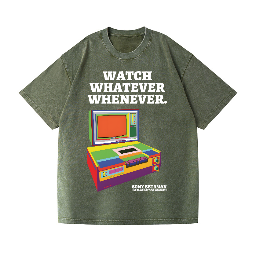 Sony Betamax Vintage Wash Japanese Design T-Shirt