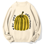Pumpkin Geek Cotton Sweatshirt