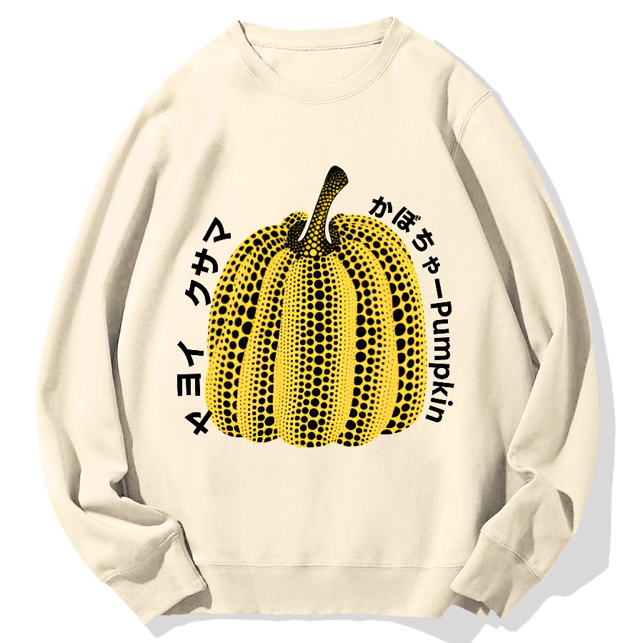 Pumpkin Geek Cotton Sweatshirt