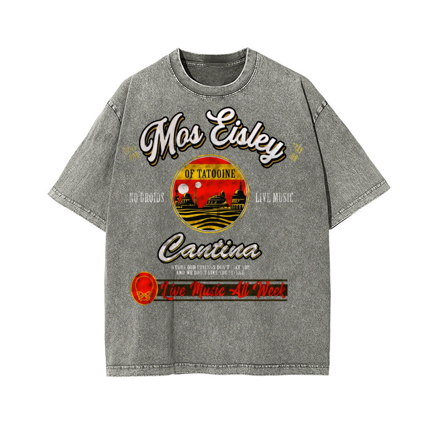 Mos Eisley Cantina Vintage Wash Japanese Design T-Shirt