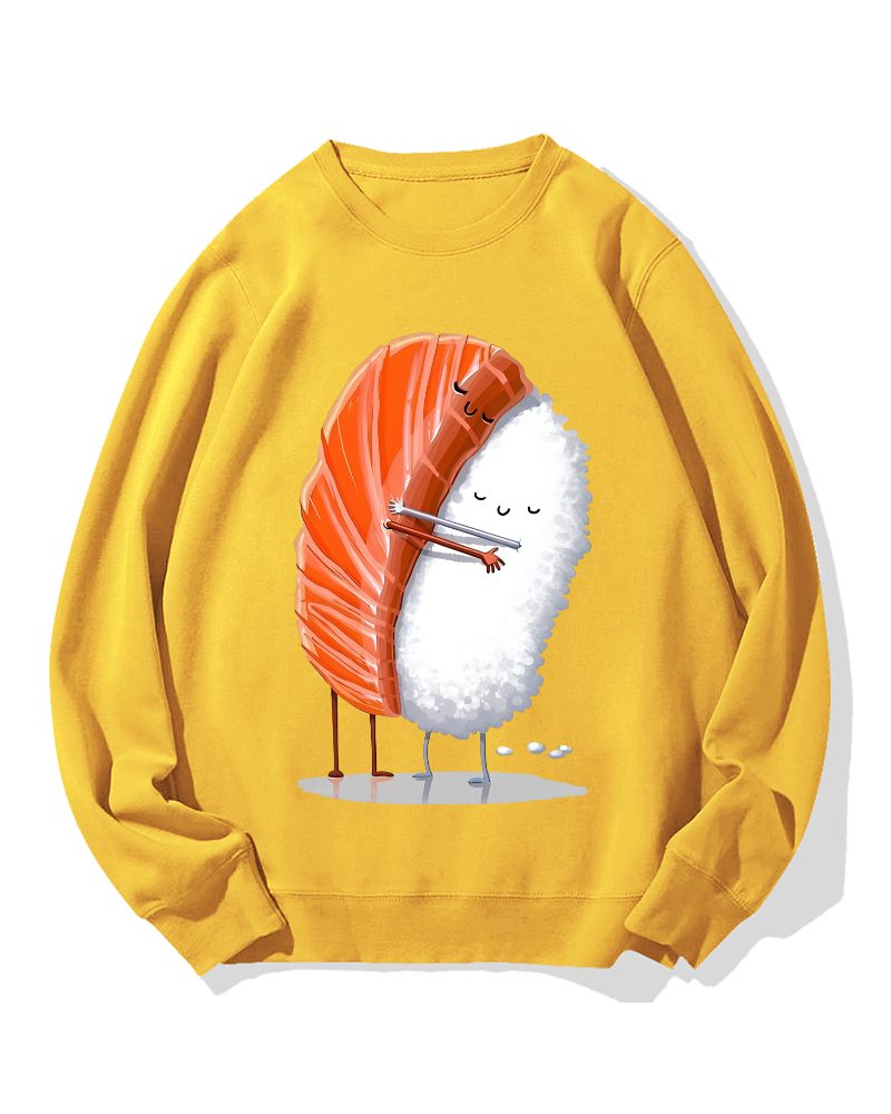 Sushi Hug Cotton Sweatshirt