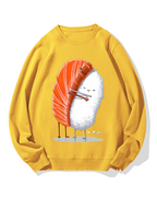 Sushi Hug Cotton Sweatshirt