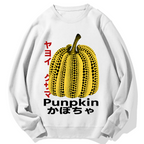 Pumpkin Geek Cotton Sweatshirt
