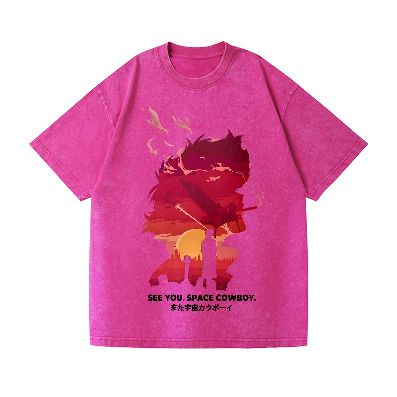 Cowboy Bebop Vintage Wash Japanese Design T-Shirt