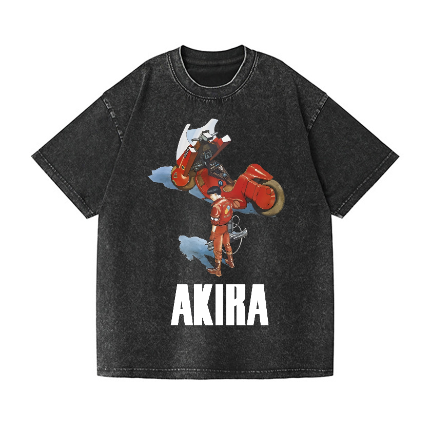 Akira Vintage Wash Japanese Design T-Shirt