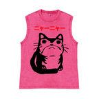 Frog Pure Cotton Wash-Dyed Sleeveless Tank Top