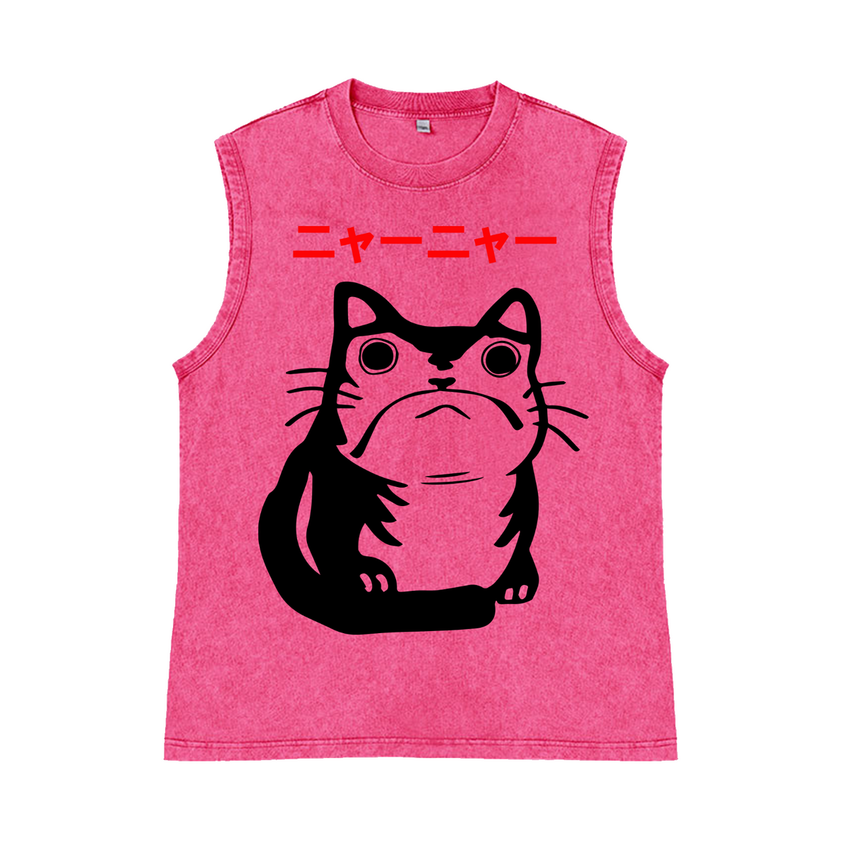 Frog Pure Cotton Wash-Dyed Sleeveless Tank Top
