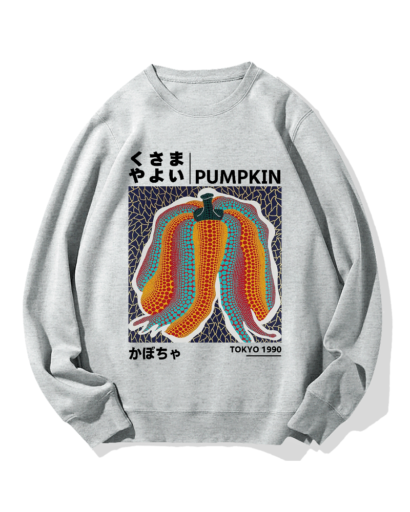 Japanese Punpkin Cotton Sweatshirt