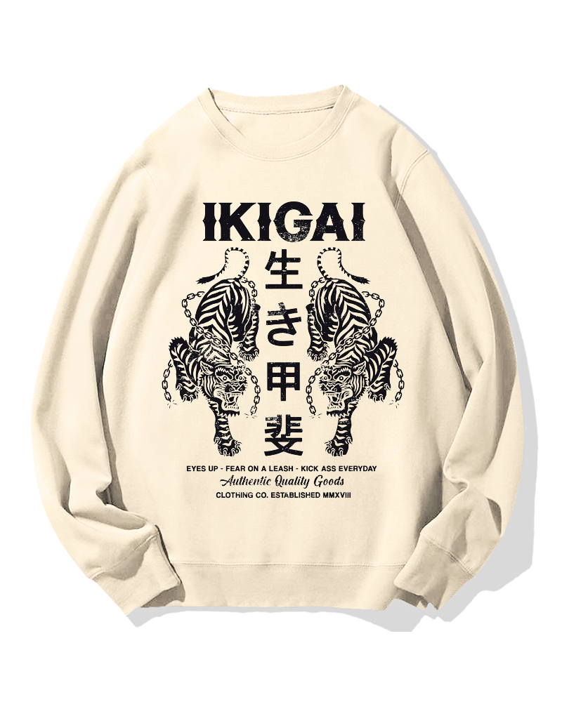 Reason for living Tigers Cotton Sweatshirt