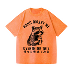 Racoon Vintage Wash Japanese Design T-Shirt