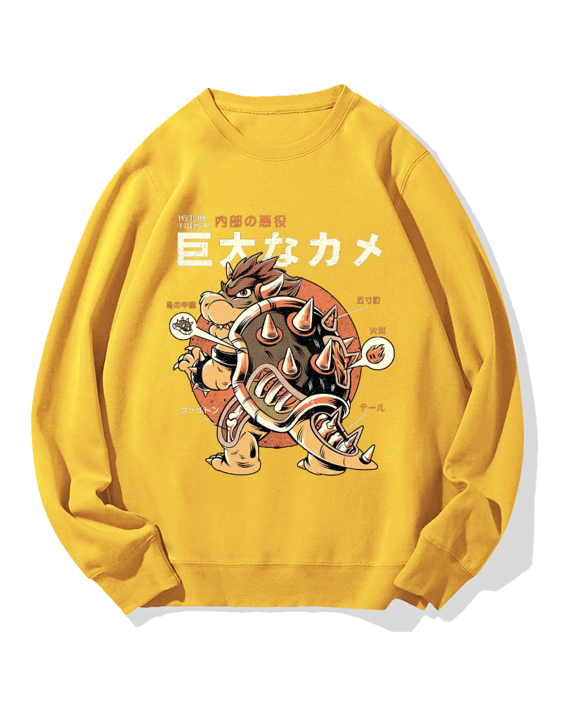 Giant Turtle Cotton Sweatshirt