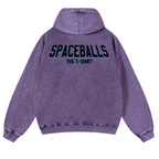 Spaceballs Vintage Washed Cotton Back Art Hoodie