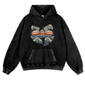 Wave Vintage Washed Thick Cotton Hoodie