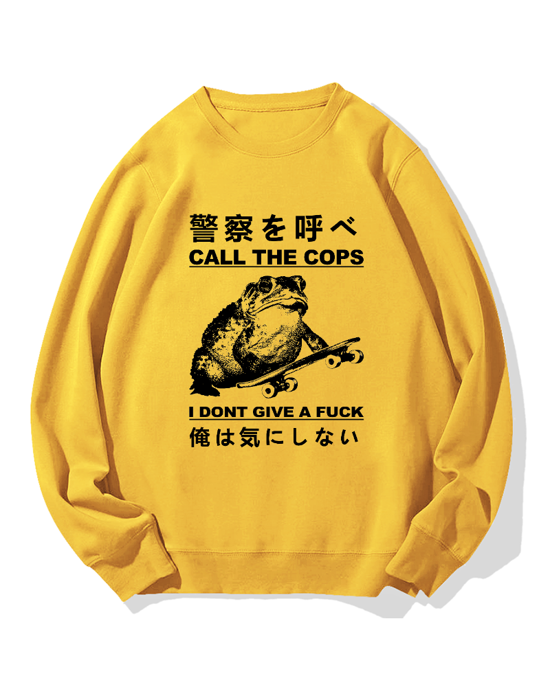 Skateboarding Toad Cotton Sweatshirt