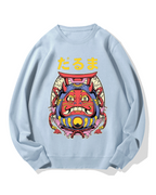 Japanese Daruma Cotton Sweatshirt