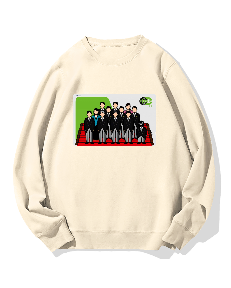 Suica Minister Cotton Sweatshirt