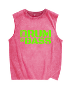 Drum & Bass Vintage Distressed Washed Tank Top